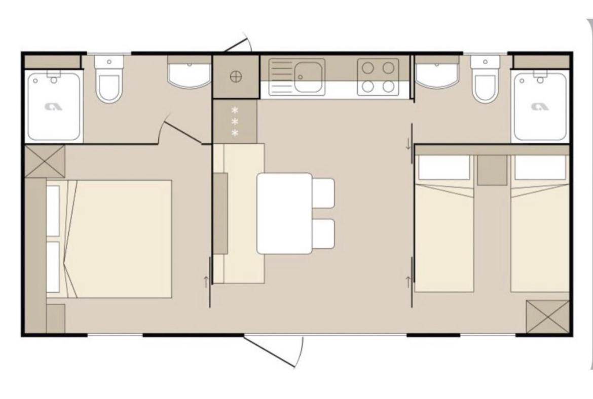 Oaza Mira Mobile Houses - Camp Basko Polje #Bestoffer Baška Voda Exterior foto